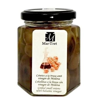 Oignons grillés au vinaigre de Modène 190gr. Mar-Tret