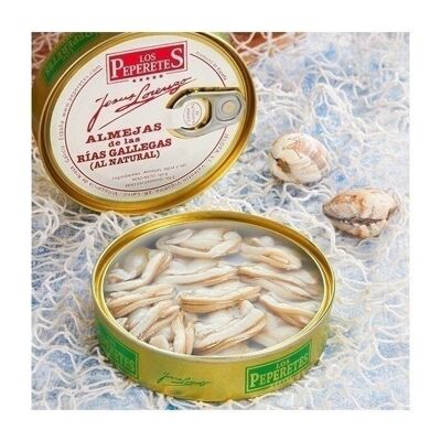 Vongole delle Rías galiziane 120gr (16-18 pezzi). Los Peperetes