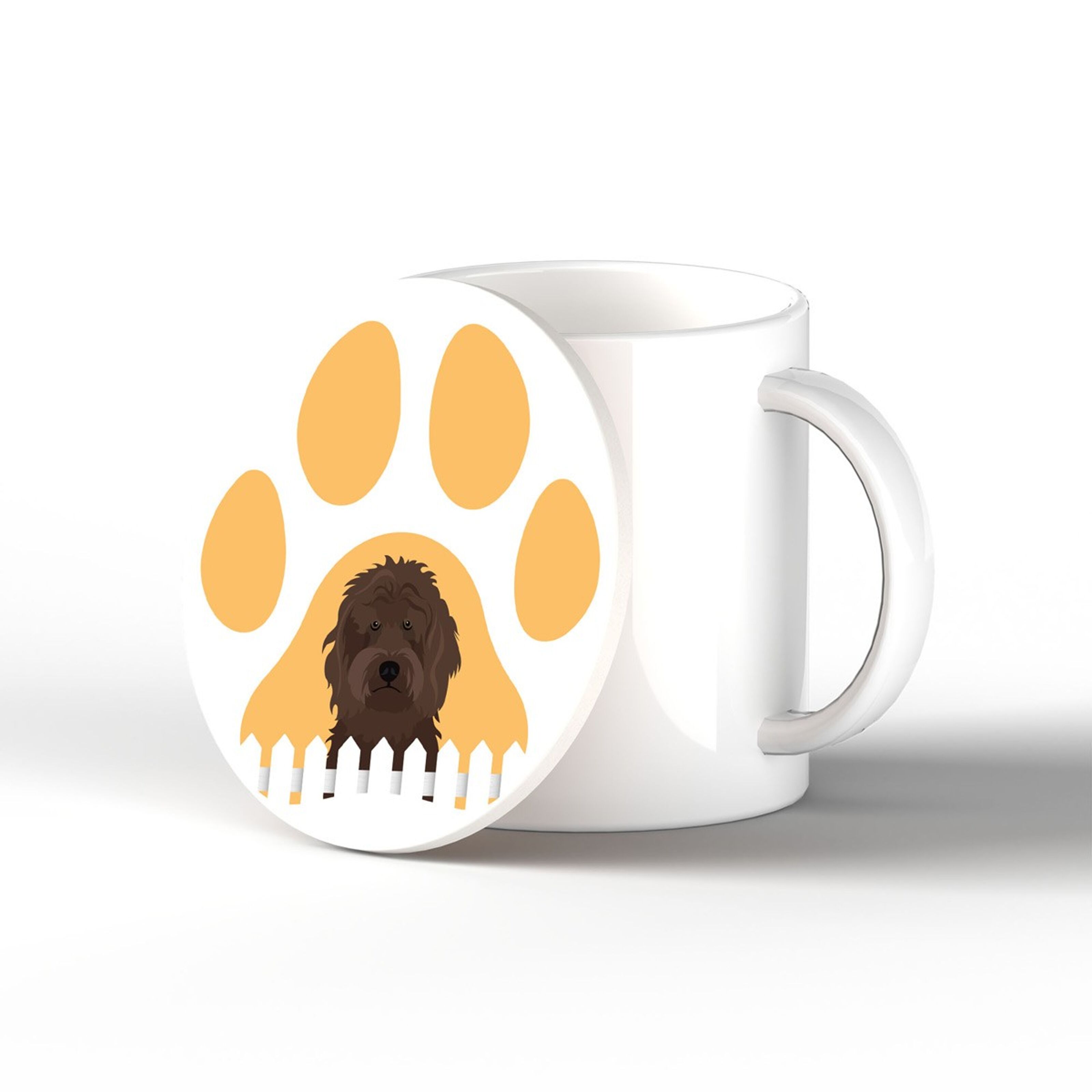 Pudding Dog Coffee Pot and Cup Set - Ceramic - Cartoon-inspired Design -  ApolloBox