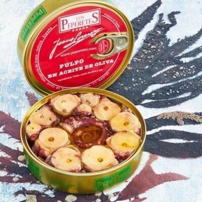 Pulpo en Aceite de Oliva 120gr. Los Peperetes