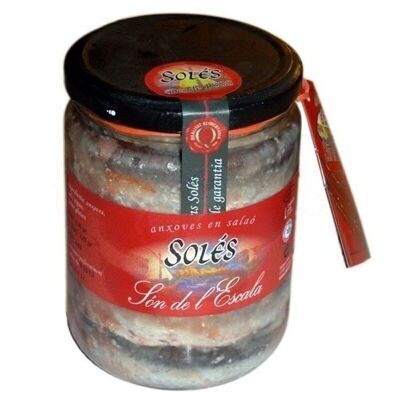 Salted anchovies 630gr. Salaons Solés