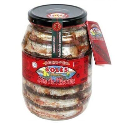 Salted anchovies 1350gr. Salaons Solés