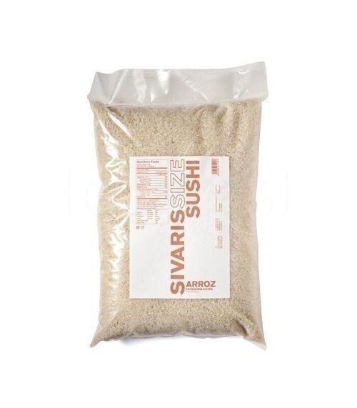 Arroz Sushi 5kg. Sivaris