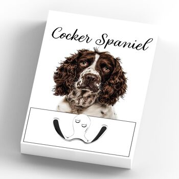 P7012 - Cocker Spaniel Gruff Pawtraits Chien Photographie Imprimé En Bois Plomb Crochet Chien Sur Le Thème Décor À La Maison 3