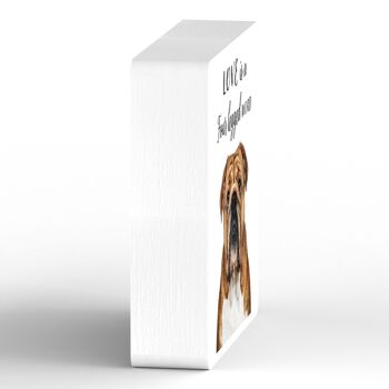 P7052 - Bulldog Gruff Pawtraits Dog Photography Imprimé Bloc de bois Dog Themed Home Decor 2