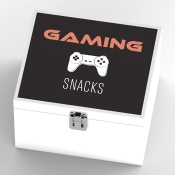 P7322 - Gaming Snacks Coffret Bois Gaming Room Gamer Idée Cadeau 4