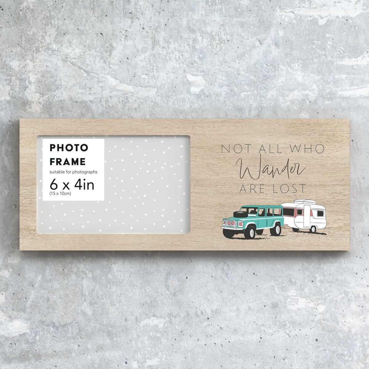 P7360 - Cornice per foto a tema All Who Wander Camper Caravan Camping