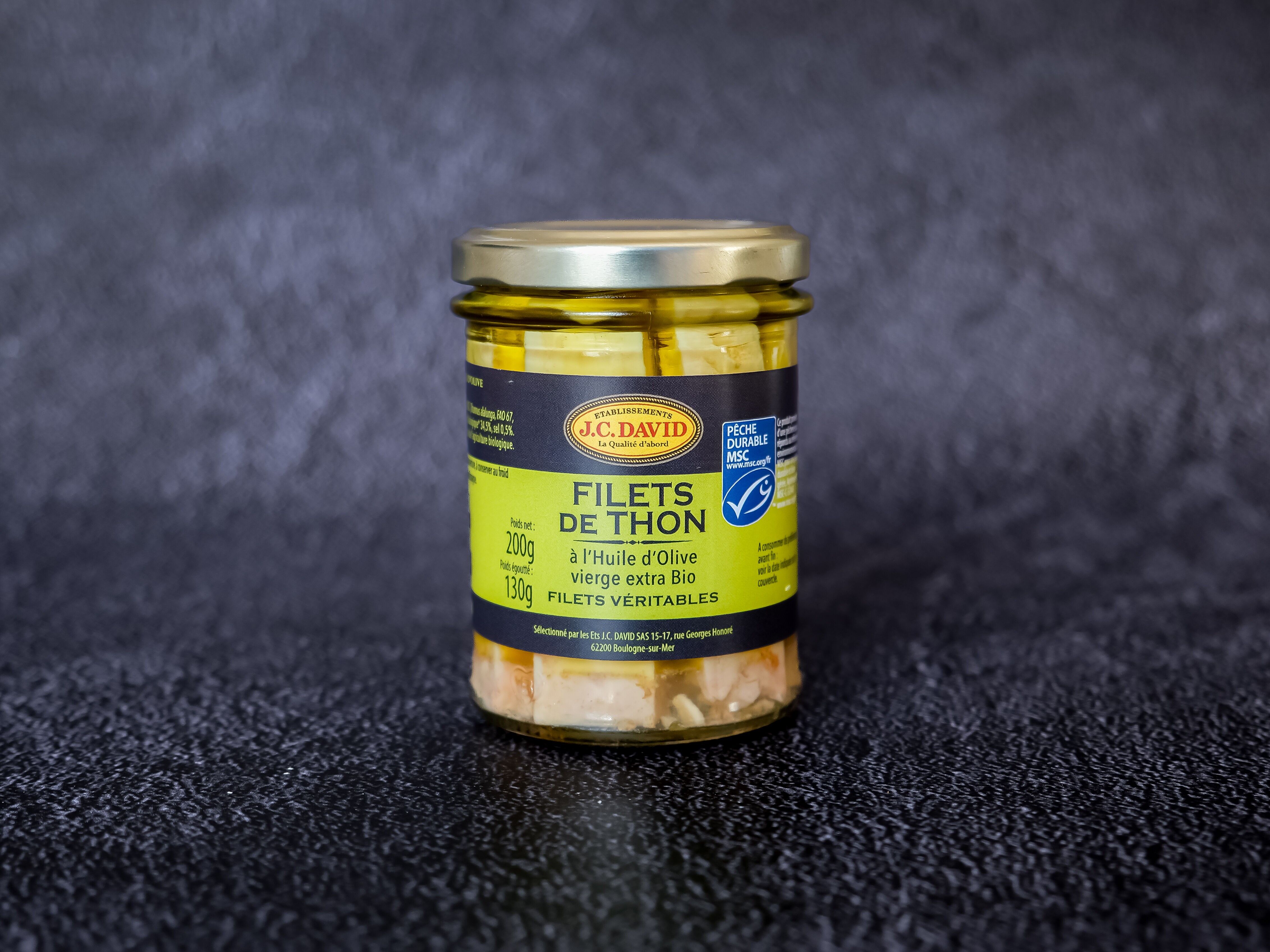 Filetti di Tonno in Olio Extravergine di Oliva Biologico - 200g