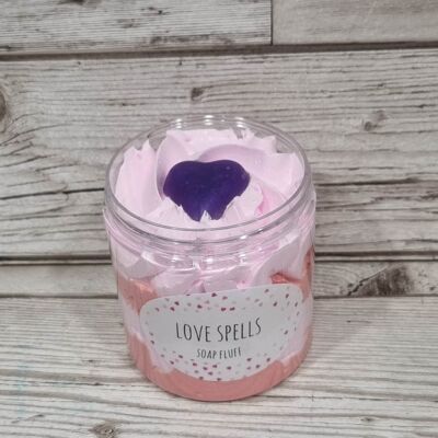 Love Spells Soap Fluff