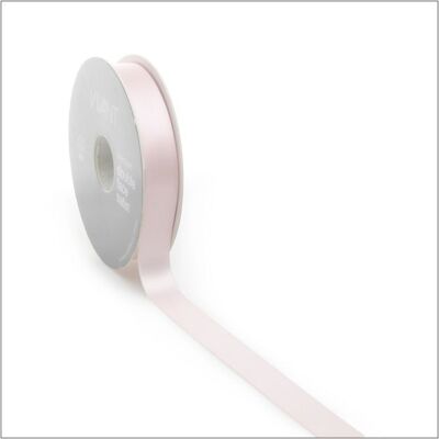 Satin ribbon - pink - 16 mm x 25 meters