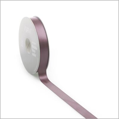 Satin ribbon - old pink - 10 mm x 25 meters