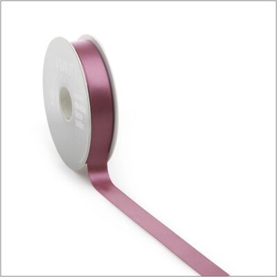 Satin ribbon - raspberry - 10 mm x 25 meters