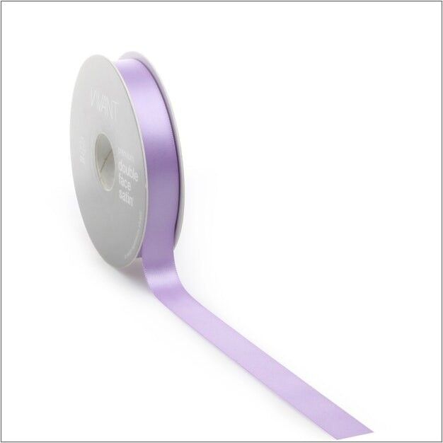 Nastro di raso - lilla - 16 mm x 25 metri