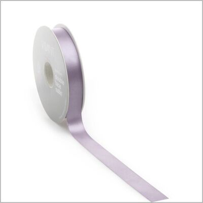 Satin ribbon - old lilac - 10 mm x 25 meters