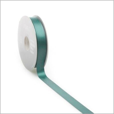 Satin ribbon - petrol - 25 mm x 25 meters