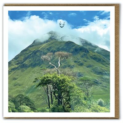 A Daily Cloud Funny Photographic Mountain Birthday Card