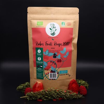 Hemp red fruit rooibos - 50g bag