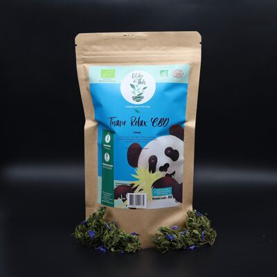 Relaxing hemp herbal tea - 50g bag