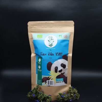 Relaxing hemp herbal tea - 50g bag