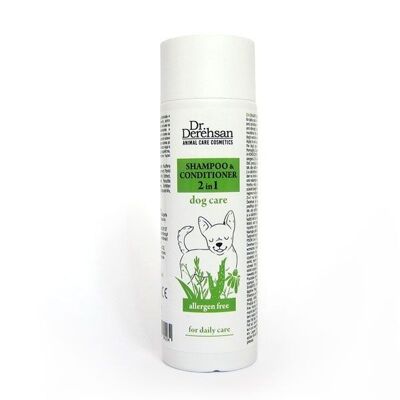 Pet Care - 2 in 1 - Shampoo e balsamo - Cura quotidiana, 200 ml