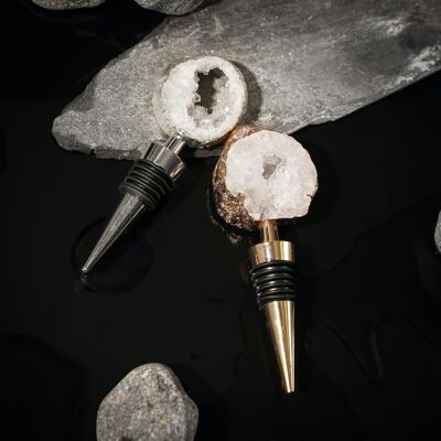 Agate Crystal Bottle Stopper | 2 Colours