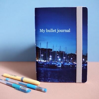 Bullet journal A5 antiguo puerto de Marsella