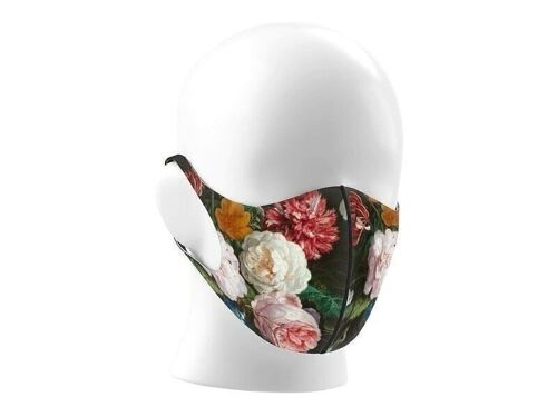 Face mask, Flower still life, De Heem