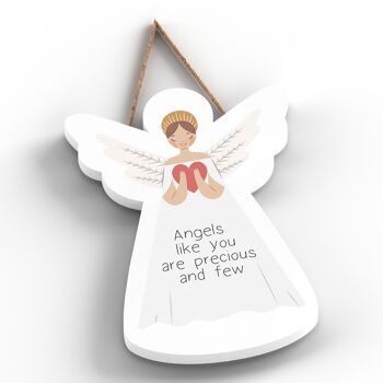 P8017 - Des anges comme vous êtes précieux et peu d'anges gardiens Sentimental Gift Plaque à suspendre 2