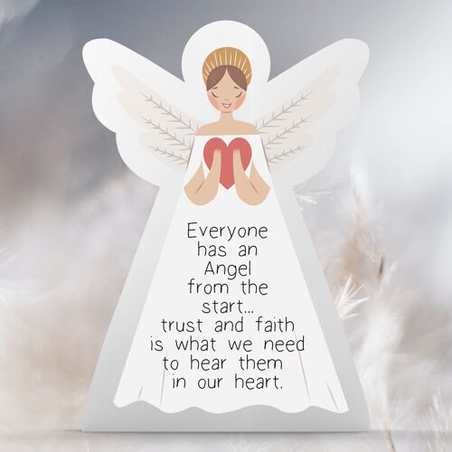P8019 - Everyone Has An Angel Guardian Angel Sentimental Gift Hanging Plaque