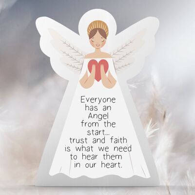 P8019 – Jeder hat einen Engel Schutzengel Sentimental Gift Hanging Plaque