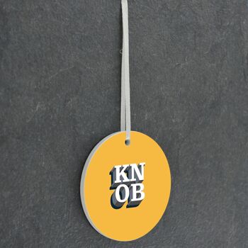 P8171 - K*ob Humour Idée cadeau drôle de babiole décorative sur le thème du Père Noël secret 2