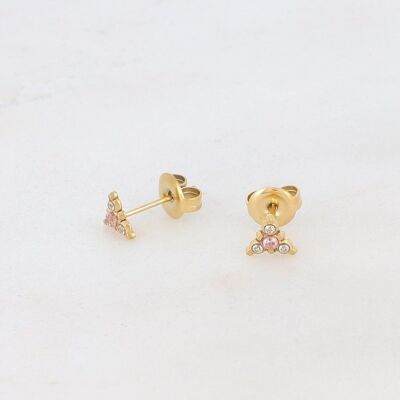Héloïse earrings - pink gold