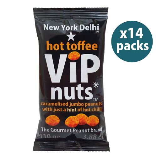 ViPnuts Hot Toffee Caramelised Peanuts - Sharing bag