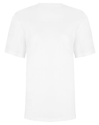 T-Shirt Brodé Abeille Blanc - Homme 3