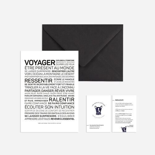 Affiche format mini Voyager