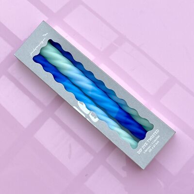 Dip Dye Twisted * Nuances de bleuet