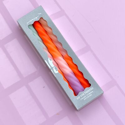 Dip Dye Twisted * Ice Cream Orange