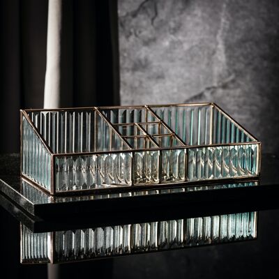 Glass Cosmetic Organiser Tray | 3 Colours