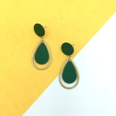 Emilie fir green earrings