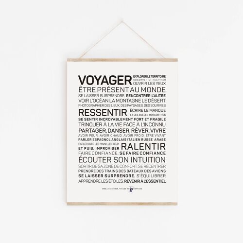 Affiche Voyager - A2