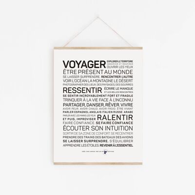 Affiche Voyager - A2