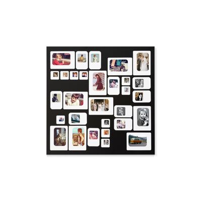 Cornice portafoto - Collage magnetico - M30 nera