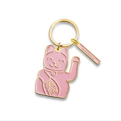 Porte-clés Maneki Neko | Rose