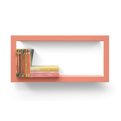 Modular wall shelf LARGSTICK NUDE frame 28 x 59 x 8.5