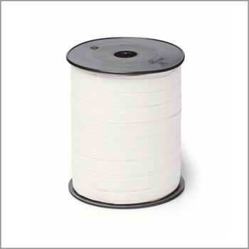 Paperlook - ruban à friser - blanc - 10 mm x 250 mètres