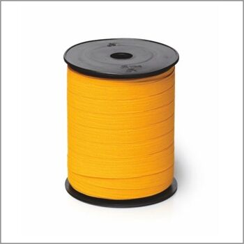 Paperlook - ruban à friser - jaune - 10 mm x 250 mètres