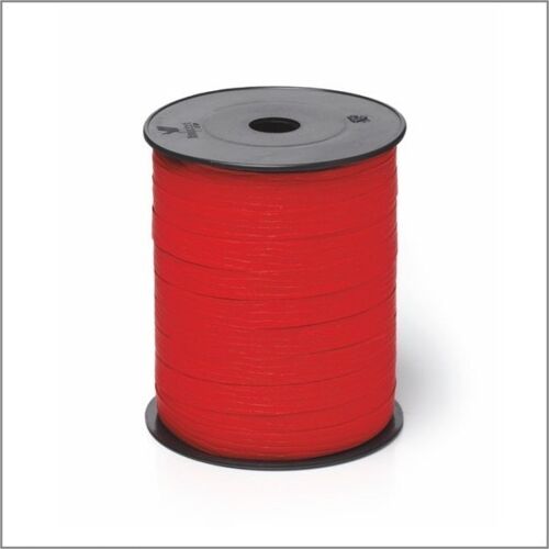 Paperlook - krullint - rood - 10 mm x 250 meter