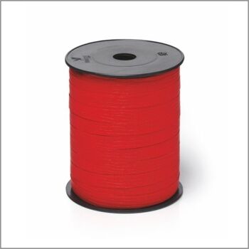 Paperlook - ruban à friser - rouge - 10 mm x 250 mètres