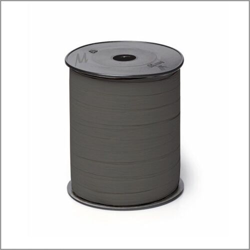 Paperlook - krullint - donker grijs - 10 mm x 250 meter