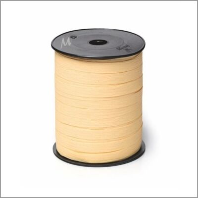 Paperlook - curling ribbon - cream - 10 mm x 250 meters
